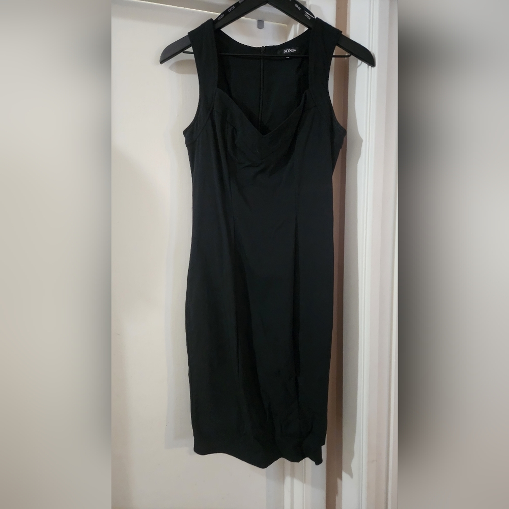Black A-line Dress